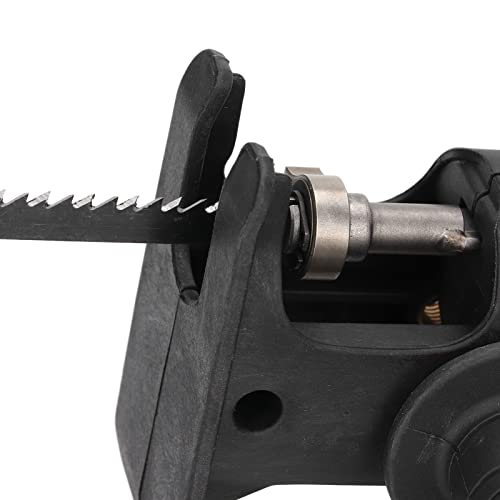 Saw Drill Attachment, Reciprocating Saw Attachment for Cordless Drill with 3 Blades for Metal Wood Cutting Hand Wood Metal Cutter Attachment Drill Pissente