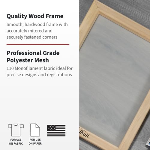 Speedball 2-Pack 110 Monofilament Screen Printing Frame, 10 x 14 Inch Speedball