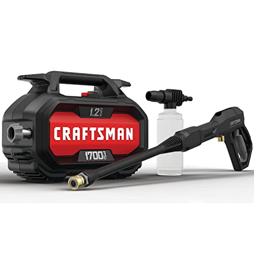 Craftsman Electric Pressure Washer, Cold Water, 1700-PSI, 1.2-GPM, Corded (CMEPW1700) Craftsman