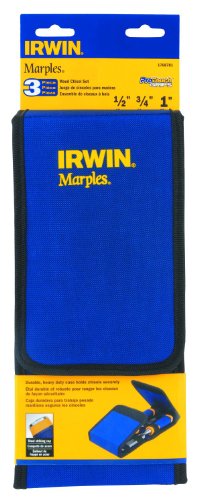IRWIN Marples Chisel Set with Wallet, 3-Piece (1768781) , Blue IRWIN