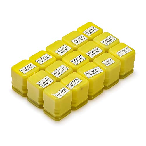 Genmitsu 15PCS ER11 Precision Spring Collet Set for CNC Engraving Milling Lathe Chuck Tool, 1.0mm-7.0mm & 1/4", 1/8" Genmitsu