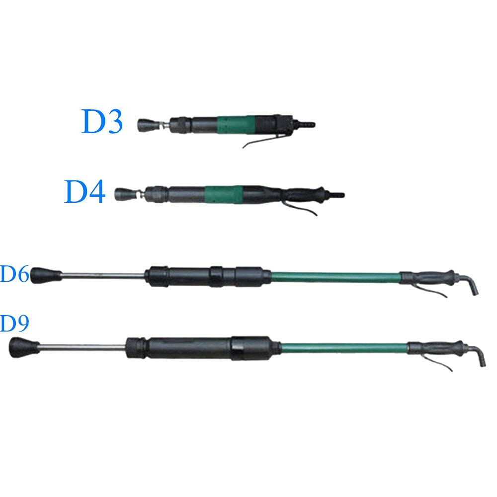WELLVEUS D9 Pneumatic Tapping Machine Air Hammer Sand Rammer Air Drill Tapper Concrete Tools Power Hammer Drills 1140-1380mm for Industry WoodArtSupply