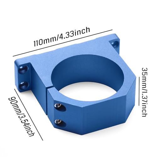 Genmitsu 69mm Diameter Aluminum Spindle Holder Mount for Genmitsu PROVerXL 4030 V2 CNC Router Machine Genmitsu