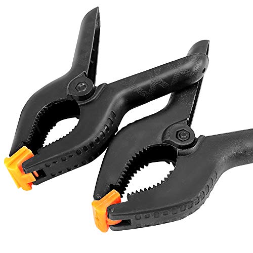 ZOENHOU 6 Inch 22 PCS LONG-Strong Spring Clamp Set, Nylon Plastic Clips Heavy Duty Clamp with Flexible Jaw Pad and Anti-slip Handles for Woodworking ZOENHOU