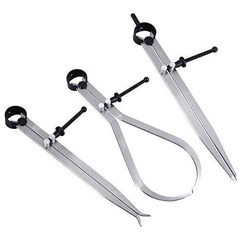 Big Horn 19053C 3 Pieces 8-Inch Spring Caliper / Divider Set BIG HORN