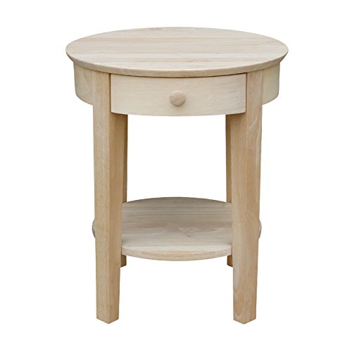International Concepts Unfinished Philips End Table IC International Concepts