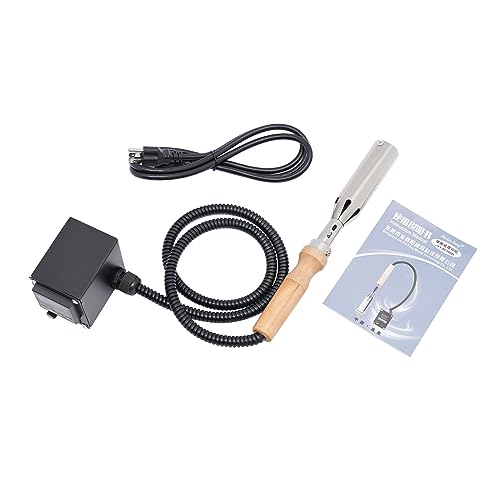 VPABES 300W Electric Branding Iron for Wood and Leather Crafts with Adjustable Digital Temperature VPABES