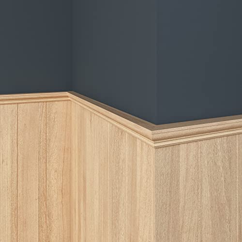 ORNAMENTAL 10039-4WHW Unfinished White Hardwood Picture Frame Trim Moulding ORNAMENTAL