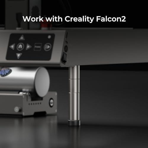 Creality Extra Risers 4 Pcs for Laser Engraver, Support Column Increase 56mm (2.2 inch) Hight for Creality Laser Engraver Machine 40W 22W 12W 10W Creality