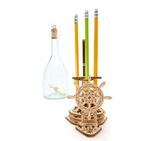 UGEARS Mechanical Wooden 3D Puzzle Model Wheel-Organizer Set UGEARS