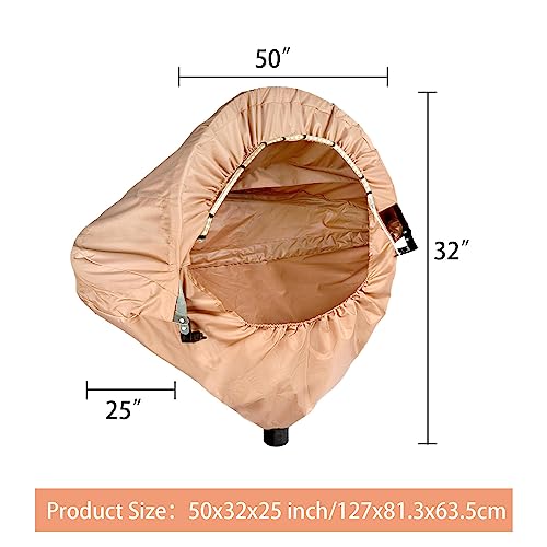 GARVIN Miter Saw Dust Collection Hood with Light, Dust Solution for Table Miter Saw, Chop Saw Hood Dust Collector Attachment, Accessory Holes, with Garvin