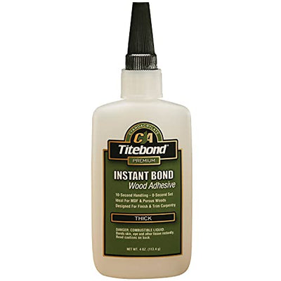 Titebond 4 Oz. Instant Bond Wood Adhesive Thick, 6222