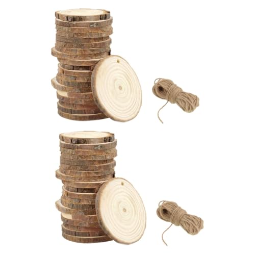 VILLCASE 40 Pcs Mothers Day Crafts for Kids Ornament Craft Kit DIY Kits DIY Ornament Kit Unfinished Wood Crafts Handmade Jewelry Craft Ornaments Wood VILLCASE