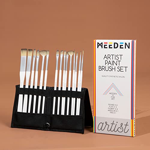 MEEDEN Detail Paint Brush Set - 6 Miniature Art Brushes - MEEDEN Art 3 Pack