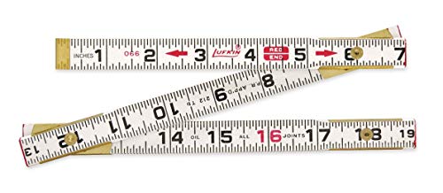 Crescent Lufkin 5/8" x 2m/6' Red End® SAE/Metric Wood Rule - 062CMEN Lufkin