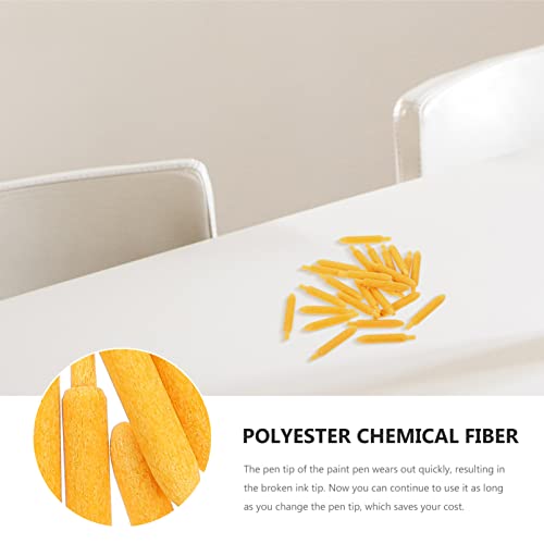 Tofficu 25Pcs Acrylic Paint Marker Nibs Universal Marker Pen Tips Comic Manga Pen Nibs Mini Paint Brush Replacements Paint Supplies for Marker Pen Tofficu