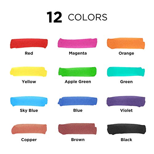 Chalkola Markers Bundle - 8 Neon 15mm + 5 White + 60 Dry Erase Marker Chalkola