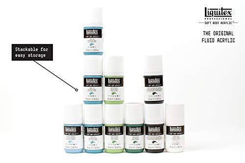 Liquitex Professional Soft Body Acrylic Paint, 12 x 22ml (0.74-oz), Essentials Set Liquitex