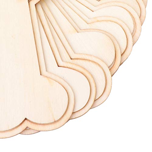 Samanter Dog Bone Wood,Unfinished Wood DIY Craft, (4.3 x 2.2 in, 24pcs) Samanter