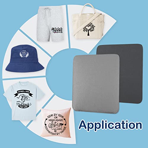 HTVRONT Heat Press Mat for Cricut: Heat Press Pad 8"x10" for Craft Vinyl Ironing Insulation Transfer, Double Sides Applicable Heat Mat for Heat Press HTVRONT