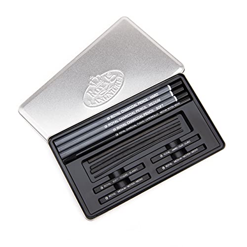Royal & Langnickel RSET-ART2503 Small Tin Charcoal Drawing Art Set Royal & Langnickel