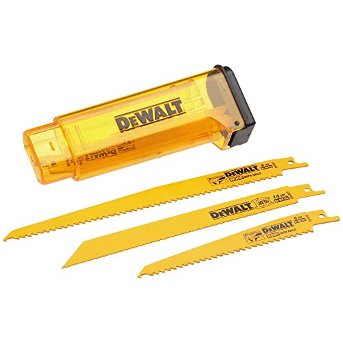 DEWALT Reciprocating Saw Blades, 10 Piece Combination Set, Various Sizes (DW4898) DEWALT