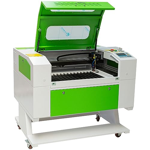 POVOKICI RECI 90W 20" x 28" CO2 Laser Engraver and Cutter, with Electric Lift Bed, Industrial Water Chiller and Rotary US Stock POVOKICI