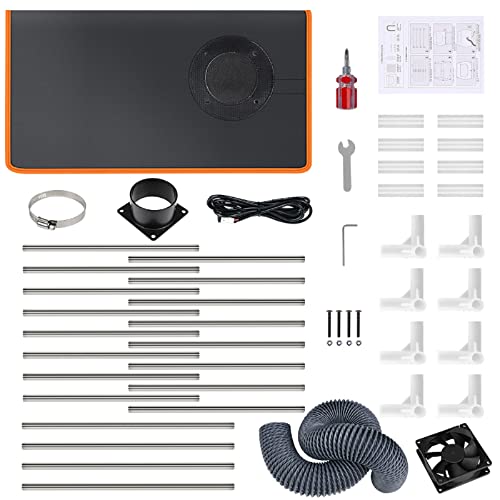 Twotrees Laser Engraver Enclosure, Fireproof and Dustproof Protective Cover for Most Laser Engraving Machine, Insulates Against Smoke and Odor, Noise Twotrees