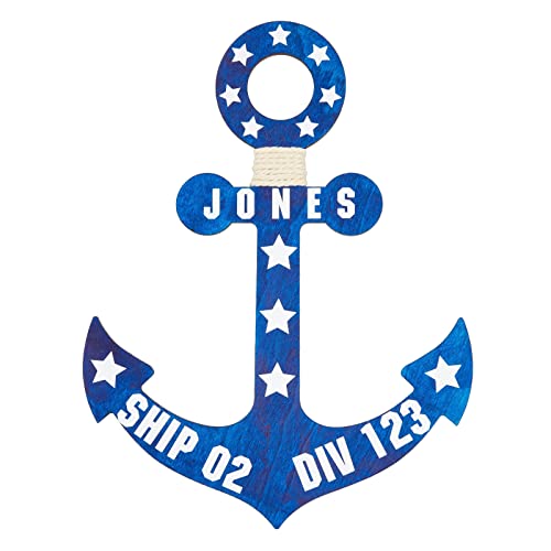 6 Pack Unfinished Wooden Anchors for Crafts, Nautical Wood Cutouts for DIY Projects, Nautical Decor (11.6 x 8.8 in) Juvale