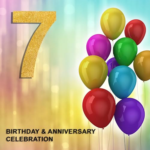 17 Inch Large Wooden Number 7, 1/4 Inch Thick Unfinished Blank Wood Number Slice Sign Board for Wall Decor, Craft, DIY Project, Birthday Wedding HILAZA