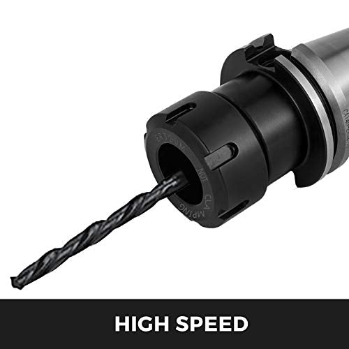 OrangeA 5 PCS Collet Set, CAT40 ER32 Collet Chuck, for CNC Engraving Machine & Milling Lathe Tool (CAT40 ER32) OrangeA