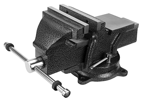 Performance Tool MV8 Hammer Tough Powder Coating, 360 Degree Swivel 8-Inch Bench Vise (7-Inch Jaw Opening, 3-Inch Throat Depth) Performance Tool
