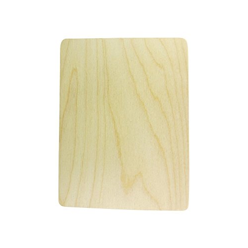 Wooden Plaques 4-1/2 x 6 Inch Diameter, Pack of 12 Unfinished Rectangle Wood Cutout, from Birch, DIYers and Craft Projects,Smooth and Ready to Woodpeckers