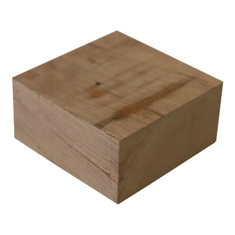 Exotic Wood Zone's Pack of 2, Black Cherry Bowl Blanks 6" x 6" x 2" | Wood Turning Hardwood Blocks | Klin Dried | Free Pencil with Purchase ! Exotic Wood Zone