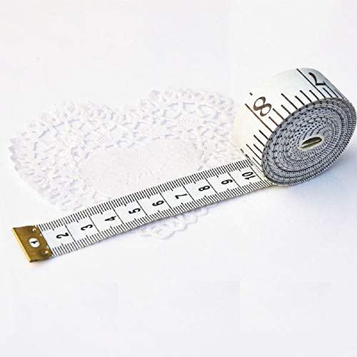 GDMINLO Soft Tape Measure Double Scale Body Sewing Flexible Ruler for Weight Loss Medical Measurement Tailor Craft Vinyl Ruler, Has Centimetre on GDMINLO