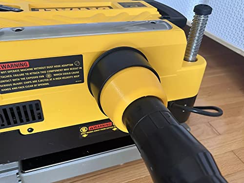 2 1/2 Hose Adapter Compatible with Dewalt DW735 & DW735x Planer - Made in USA! ToolCurve