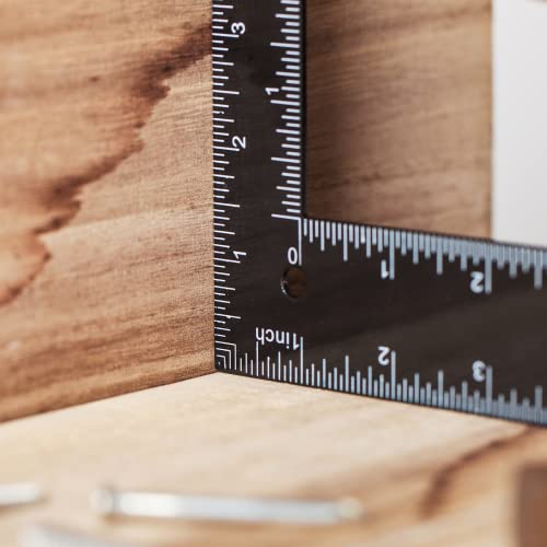 Mr. Pen- Carpenter Square, Framing Square, 8 inch x 12 inch , Carpenters Square , Right Angle Ruler, Framing Tools, L Shape Ruler, Metal Square, Mr. Pen