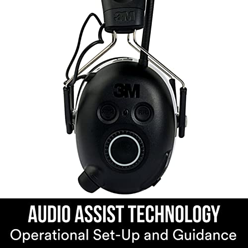 3M Worktunes Bluetooth Hearing Protection with Am/fm Radio, Black and Grey 3M Safety