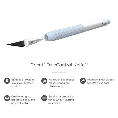 Cricut TrueControl Knife Kit - For Use As a Precision Knife, Craft knife, Carving Knife and Hobby Knife - For Art, Scrapbooking, Stencils, and DIY Cricut