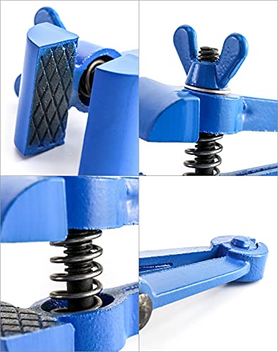 QWORK Hand Vise Hand Held Vice Clamps Pliers Household Mini Vice Cutting Sanding Drilling DIY Tools QWORK