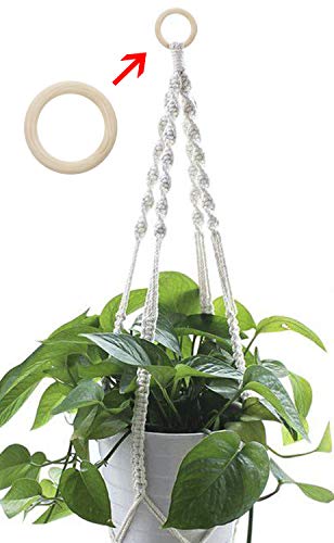 Penta Angel 10Pcs 70mm/2.75" Natural Unfinished Large Wooden Rings Circle Wood Pendant Connectors for DIY Projects Jewelry and Craft Making PENTA ANGEL