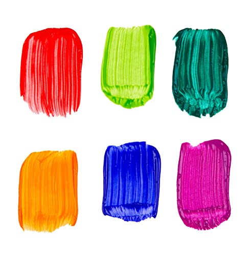 Crayola Washable Kids Paint, Assorted Bold Colors, Painting Supplies, 6 Count Crayola