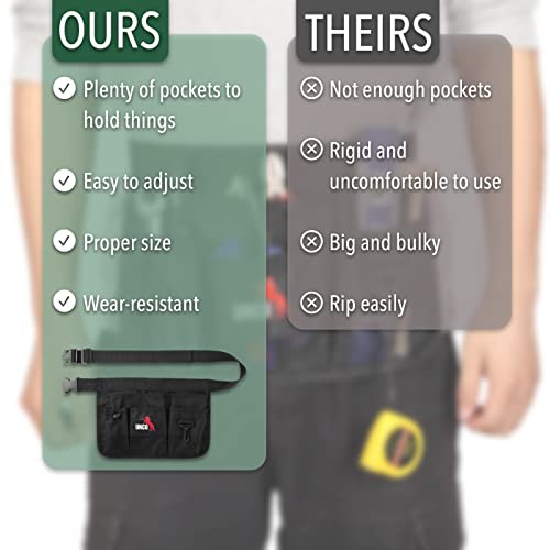 UNCO- Gardening Belt, Garden Tool Belts for Men, Waist Apron with Pockets, Construction, Carpenter Belt, for Men, Utility Belt Men UNCO