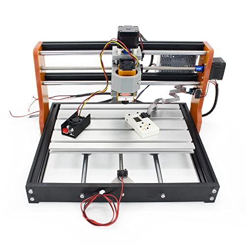 CNCTOPBAOS 3018 Pro CNC Router Kit,15000mW 15W Module,Offline GRBL Controller Limit Switches E-Stop,2 in 1 DIY Mini 3 Axis Desktop Acrylic PVC PCB CNCTOPBAOS
