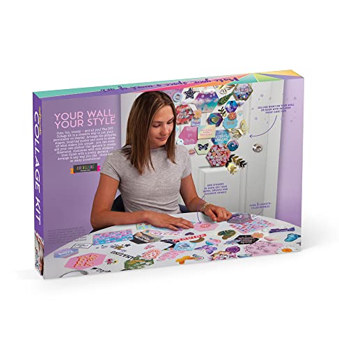 Craft-tastic – Design Your Own Wall Collage – DIY Wall Collage Craft Kit – Personalize Your Space – for Ages 8+ Craft-tastic