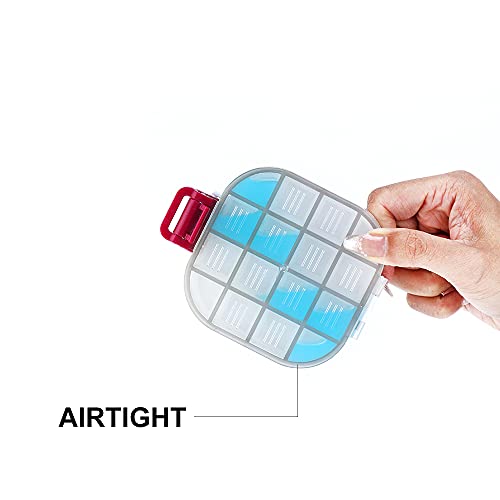 Transon Airtight Paint Storage Palette Box 16 Wells Fuchsia Color TRANSON