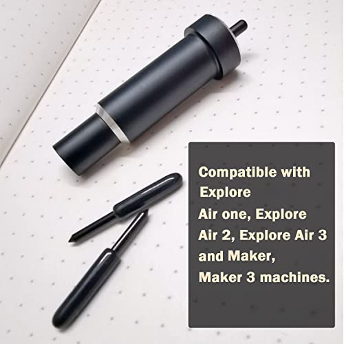 Explore Deep Cut Blade and Housing for Cricut Maker, Niantime Replacement Deep point Blade Compatible with Explore Air2/ Air3/ Maker/Maker 3 Cutting Niantime