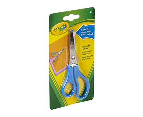 Crayola Scissors (Single Pack), 7" Blunt Tip Scissors For Kids, Back To School Supplies, Kids Arts & Crafts, Colors May Vary Crayola