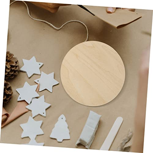 Operitacx 12 Pcs Painting Board Wooden Coins Unfinished Wooden Circles Unfinished Wood Round Wood Rounds for Crafts Unfinished Wooden Slices Blank Cd Operitacx