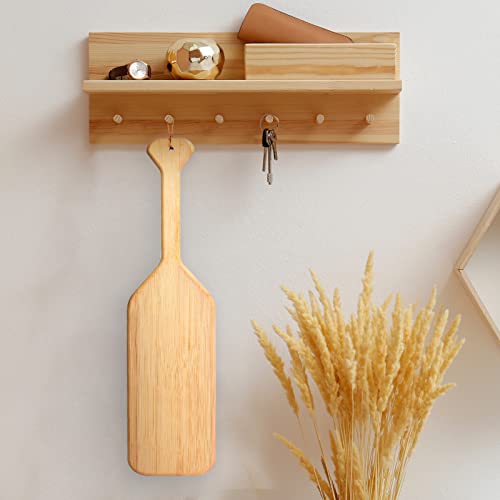 Pllieay 15 Inch Unfinished Bamboo Paddle, Sorority Fraternity Paddle, Greek Paddle for DIY Home Decoration Pllieay